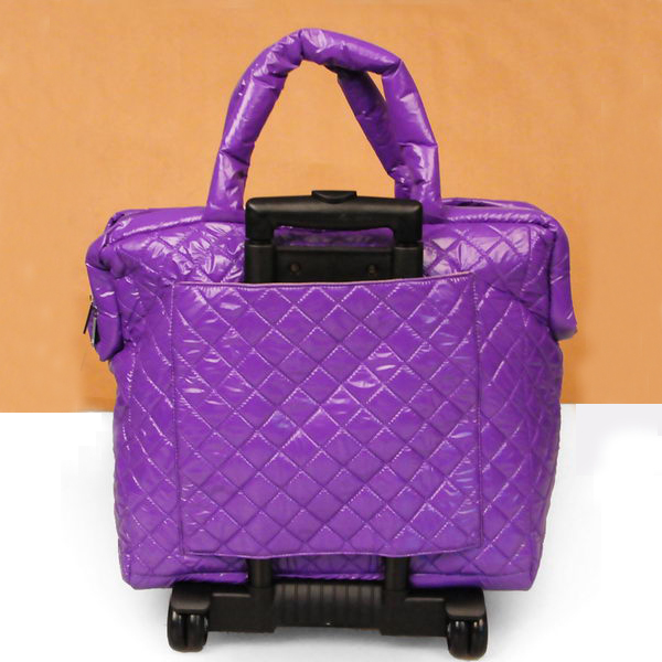 Chanel CoCo Cocoon Quilted Nylon Trolley A47205 Hyacinthine