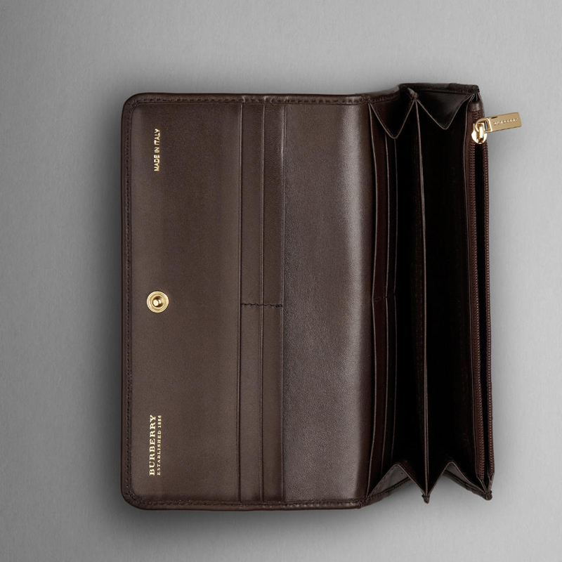 HAYMARKET CHECK CONTINENTAL WALLET