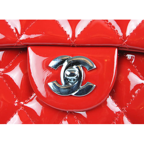 New Chanel Patent Cow Leather handbags 1113 Red