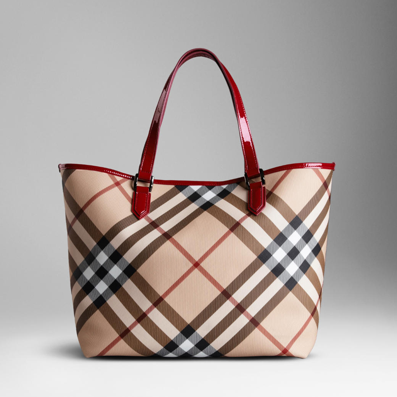 MEDIUM NOVA CHECK TOTE BAG