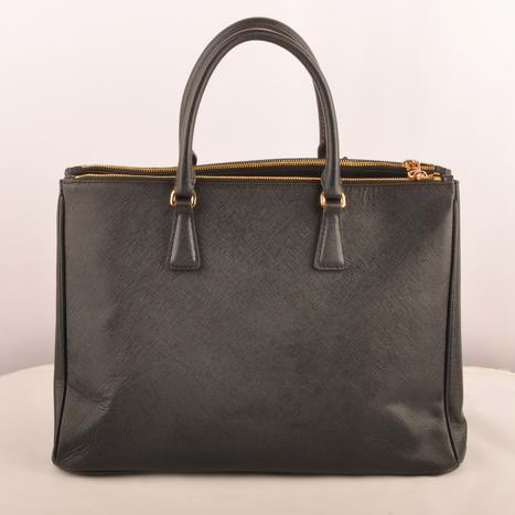 Prada Maxi Saffiano Leather Tote Bag Black