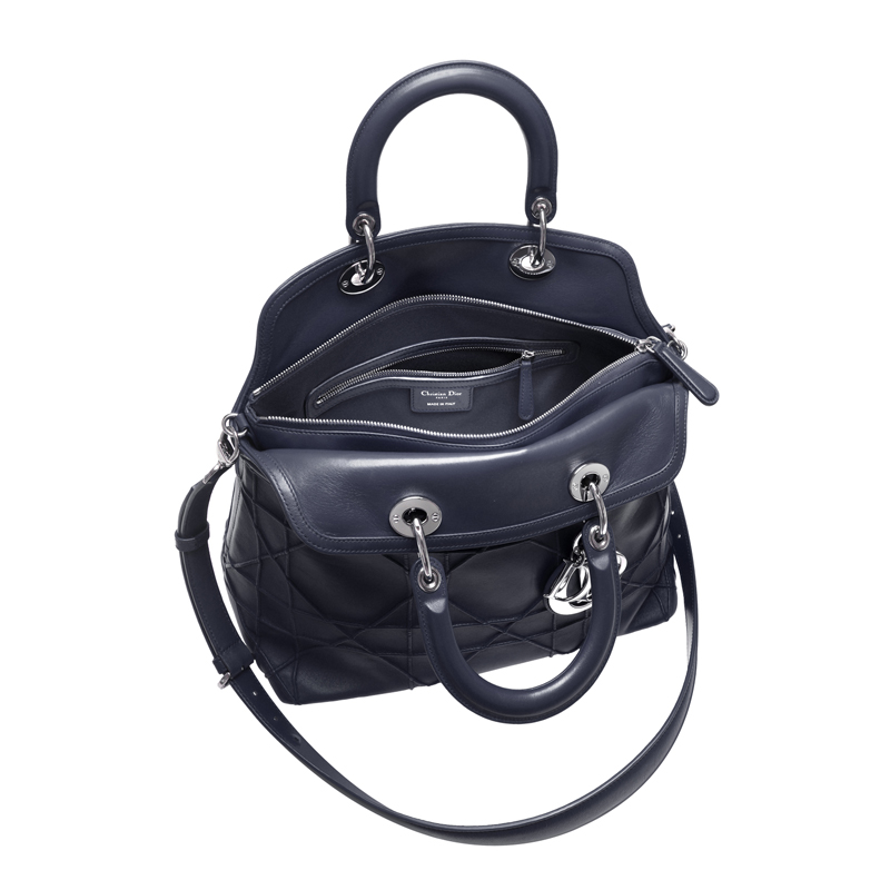 Granville Bag In midnight-blue leather