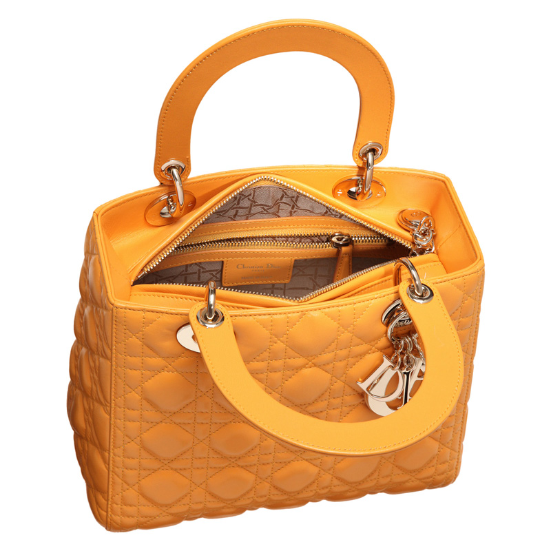 Amber 'Lady Dior' bag