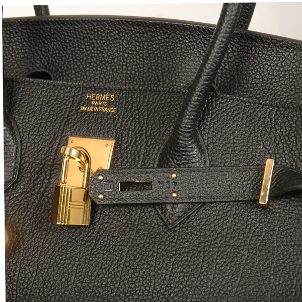 Hermes Birkin togo leather 35CM Black togo(Gold)