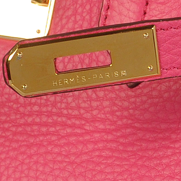 Hermes Birkin 30CM clemence leather in Peach with Gold hardware