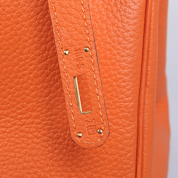 Hermes Spring Summer 2013 Shopping Bag H1046 in Orange with Gold hardware