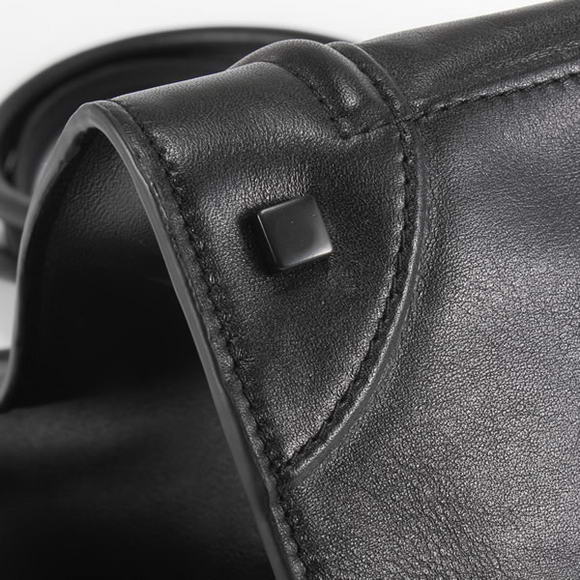 Celine Luggage Phantom Square Bags in Oxhide Black