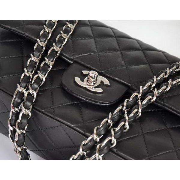 Chanel A1112 Flap Bag Original Leather Black