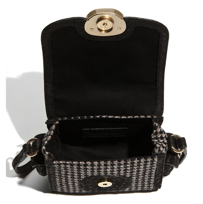 Chloe 'Carmen - Mini' Houndstooth Camera Bag