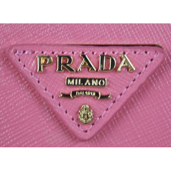 Prada Saffiano Leather Medium Tote Bag BL5018 Peach