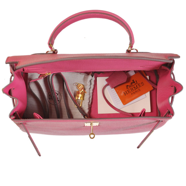 Hermes kelly 35CM Pink togo leather(Gold)