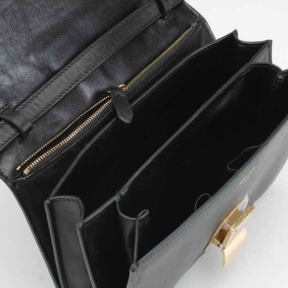 Celine Classic Box Large Flap Bag Black