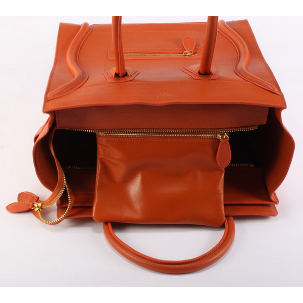 Celine Luggage Juboo Woman Handbag Orange