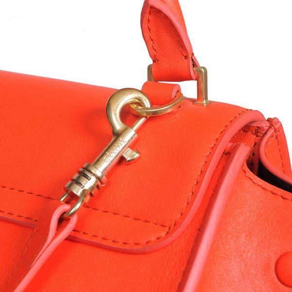 Fashion Celine Trapeze Bags Calf Leather C008 Light Red