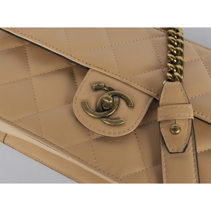 2013 New Chanel handbag 68320 apricot