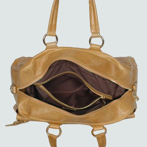 Miu Miu Shiny Leather Tote Bags 90263 Wheat