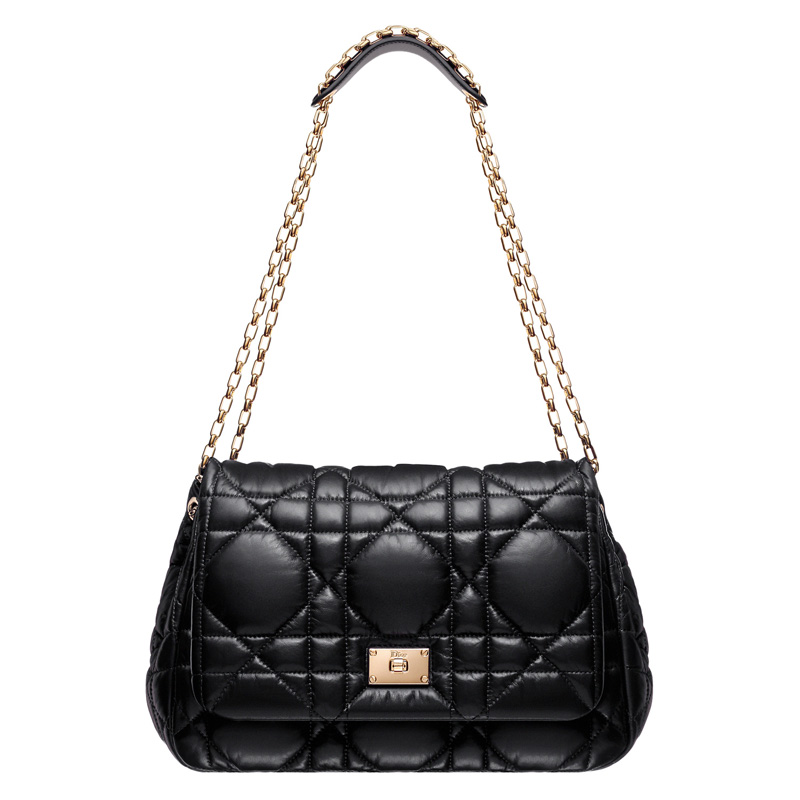 Black leather 'Dior Milly La Foret' bag