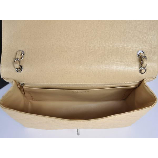 Chanel Original Caviar Leather Jumbo Flap Bag A47600 Apricot