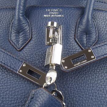 Birkin 25CM Dark Blue (silver)