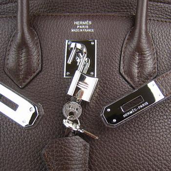 Birkin 30CM Dark Coffee (silver)