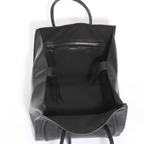 Celine Luggage Phantom Square Bags in Oxhide Black