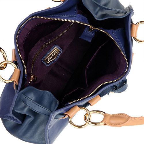 miu miu New Napa Leather Tote Bag 1783 Blue