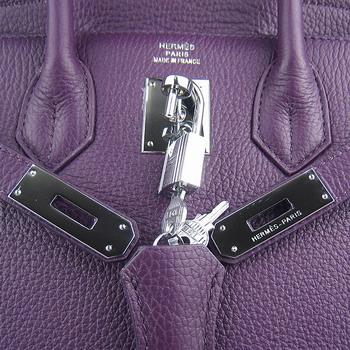 Birkin 30CM Purple (silver)