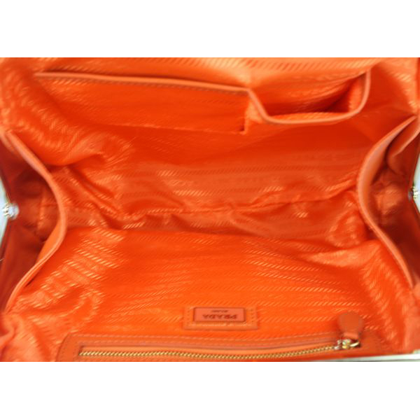 Prada Saffiano Leather Medium Tote Bag BL5018 Orange