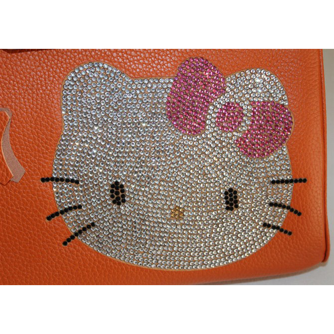 Hermes Birkin Hello Kitty 35CM Togo Leather Bag Orange HK0001