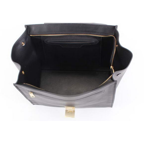 Celine Trapeze Bags in Oxhide Black