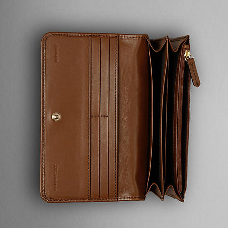 BRIDLE HOUSE CHECK CONTINENTAL WALLET