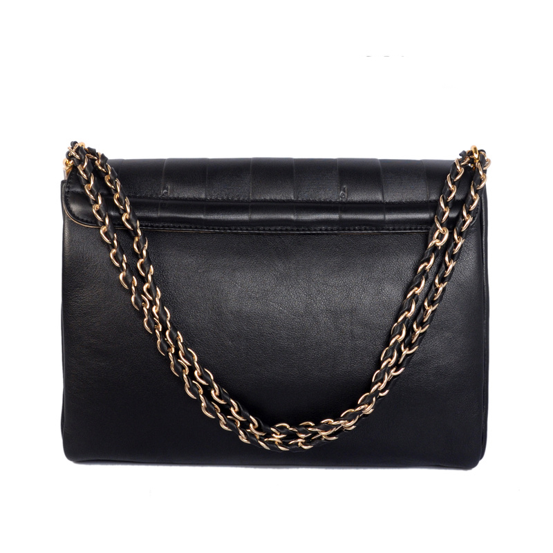 Fendi Genuine leather Shoulder Bag in Black F2556