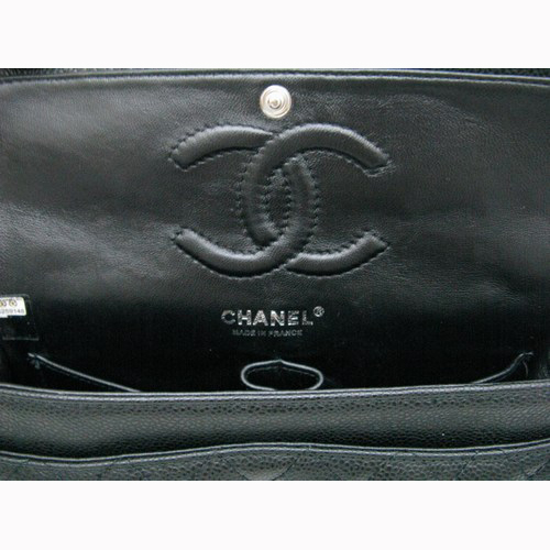 Chanel Black color with Silver chain