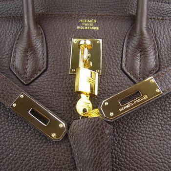 Birkin 30CM Dark Coffee (gold)