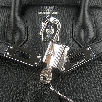 Hermes Birkin 25CM Black (silver)