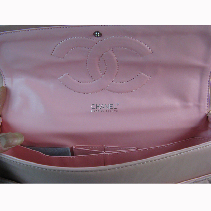 Chanel Pink color with Silver chain