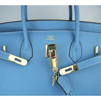 Hermes 40CM Light Blue (gold)