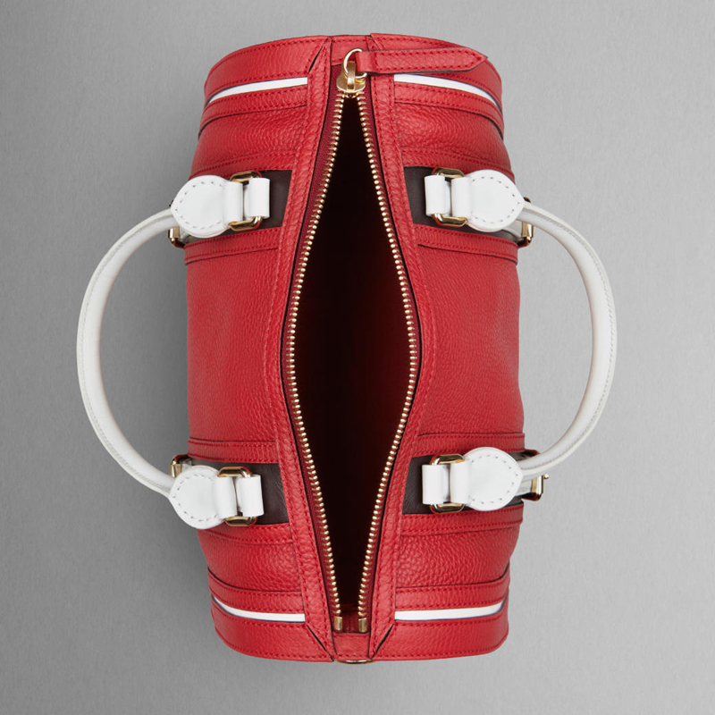 MEDIUM LEATHER BOWLING BAG