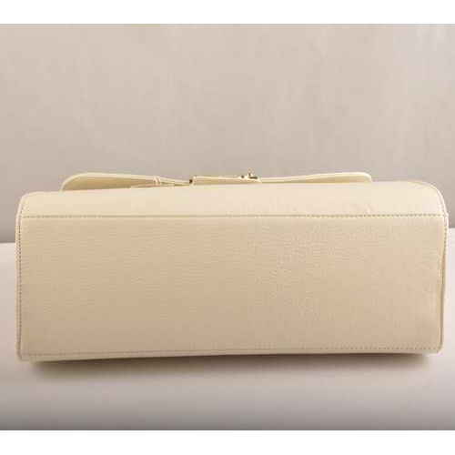 Miu Miu Tote Handbags Calf Leather 7430 Beige