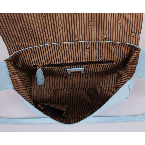 2012 new fendi handbags FD2328 one shoulder messenger bag light blue