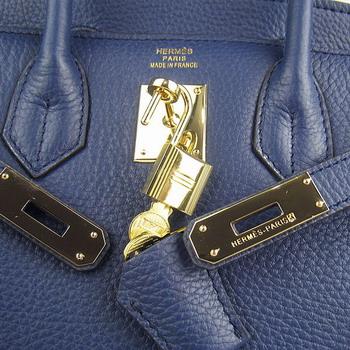 Birkin 30CM Dark Blue (gold)