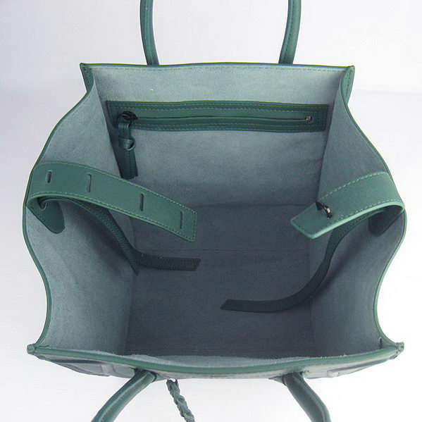 Celine Small Phantom Bags Original Calfskin Leather C1890 Dark Green