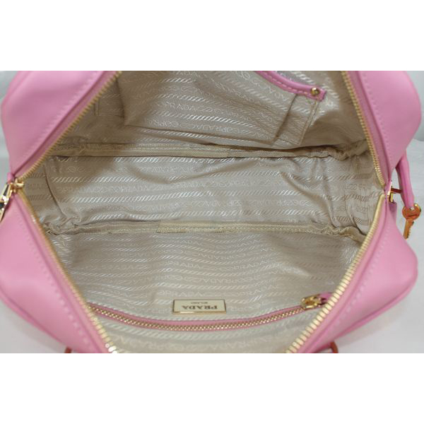 Prada Saffiano Leather Tote Bag BL1095 Pink