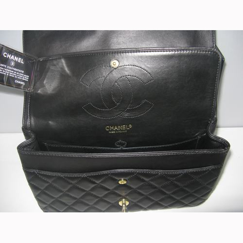 Chanel black color with Gold chain