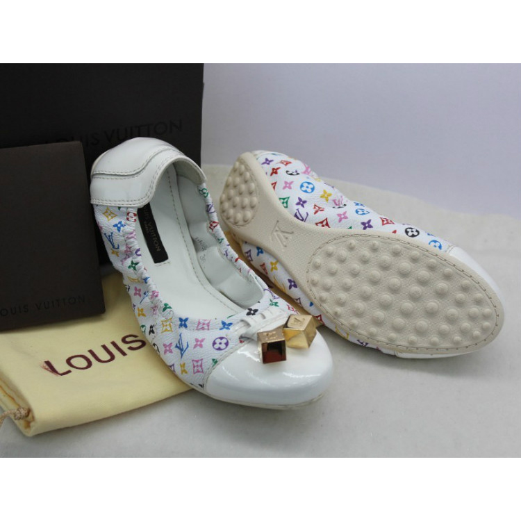 louis vuitton women shoes in white