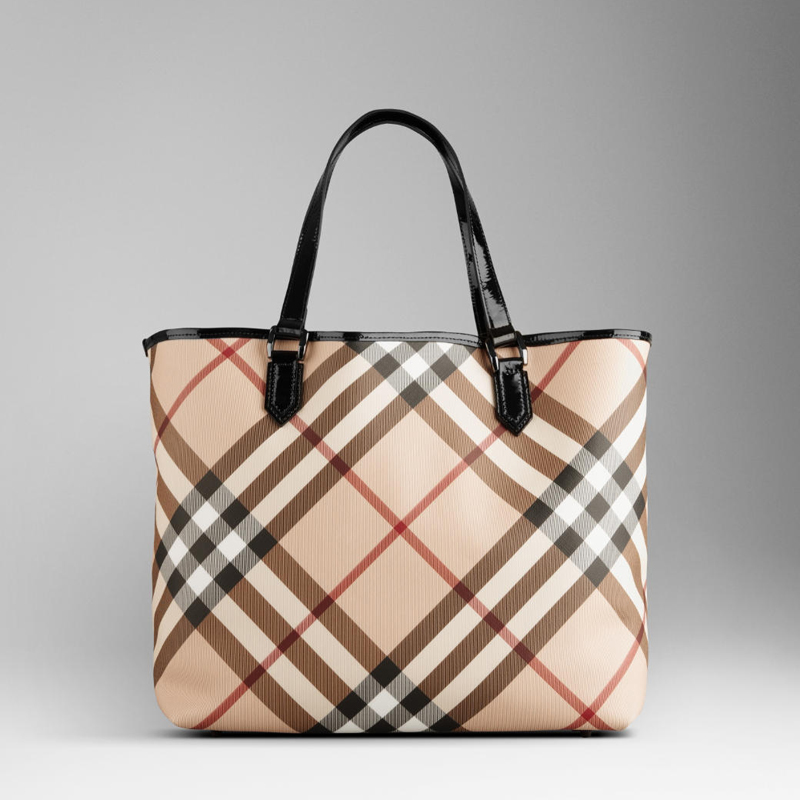 MEDIUM NOVA CHECK TOTE BAG