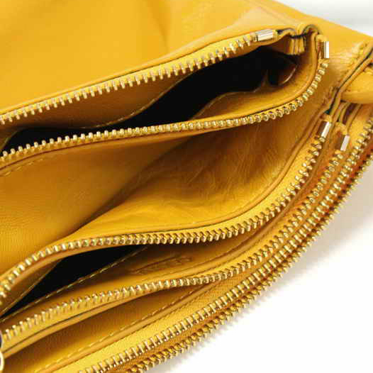 Celine Fashion Lambskin Shoulder Bag 8822 Yellow