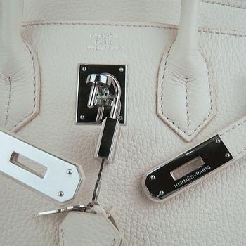 Birkin 30CM Beige (silver)