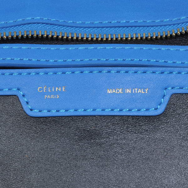 Fashion Celine Trapeze Bags Calf Leather C008 Blue