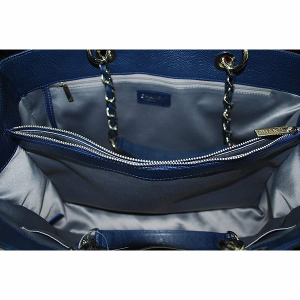 Chanel GST Caviar Leather Coco Bag A36092 Dark Blue